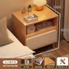 Pequena Mesa de Cabeceira para Quarto de Casa, Gabinete de Cabeceira Simples Moderno, Armário de Armazenamento para Quartos de Aluguel
