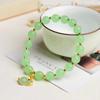 2024 Novo Estilo Quente Pulseira Coelho de Jade Marca Fu Feminina Novo Estilo Chinês Joias de Coelho Pulseira Ano do Zodíaco de Alto Nível