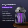 Lámpara Mata Mosquitos Recargable para Dormitorios de Estudiantes, Uso Doméstico, Trampa para Mosquitos de Exterior, Atrapamosquitos Tipo Descarga Eléctrica para Habitaciones de Bebés y Niños Pequeños