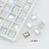 Dongzhou Cristal Nieve Proteína Arte de Uñas Diamante Brillante Blanco Proteína Huevo de Paloma Fondo Puntiagudo Diamante Dongzhou Diamante Wholesale Accesorios para Arte de Uñas