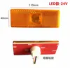 Jinlong Yutong Autobús Autobús Autobús 24vled Luz Lateral Intermitente Modificación Ingeniería Vehicular Luz Lateral Señal