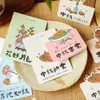 Cartão de felicitações para o Festival do Meio Outono, Cartão de felicitações 3D pequeno para o Festival do Meio Outono, Cartão de bênção pintado à mão para presente, Cartão de flor, Cartão com mensagem de gratidão