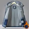Exportado a Noruega con Forro de Polar Engrosado Bordado con Capucha para Exteriores a Prueba de Frío y Cálido Doble Cara Polar Polar Chaqueta Polar para Hombres y Mujeres