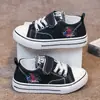 Zapatillas Infantiles Estilo Coreano Nuevas Primavera y Otoño Zapatos de Lona para Niños Zapatos Casuales Versátiles de Dibujos Animados para Niñas Zapatos de Tela Modernos
