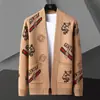 Suéter para hombre nuevo cárdigan moda otoño moderno Tigre combinable cuello en V prenda exterior manga larga suéter abrigo para hombre