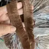 Renda com franjas de fio de algodão, borlas, fio de poliéster espesso, base de algodão, borda, cores fluorescentes, decoração colorida