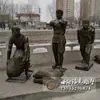Escultura de Fibra de Vidrio de un Obrero de Muelle Imitando Cobre, Estatua Grande de Bronce Fundido de un Obrero de Muelle, Estatua de Gente Trabajadora