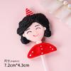 Pastel de celebridades en línea para San Valentín, decoración para niña, niño, papá, marca de azúcar, cerámica suave, decoración de cumpleaños con complemento, relieve de fondant