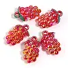 Colgante de Fruta Acrílica Piña Artificial Manzana Plátano Colgante Accesorios para Joyería DIY Accesorios Hechos a Mano para Niños