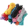 Flor de Punto Saltador Colorida DIY Cuerda de Alta Calidad Cuerda de Hilo Muñeca Tejida a Mano Cuerda Fija de Peluche Accesorios para Lanyard de Teléfono Cuerda