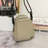 2026 Bolso Pequeño Nuevo Color Sólido Personalidad Ligero Bolso de Hombro Único Cruzado Moda Estilo Relajado Mochila Chic Pequeña de Concha