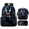 Mochila Periférica de Spider-Man Mochila de Gran Capacidad Set de Tres Piezas Mochila Escolar para Niños Mochila para Estudiantes