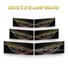 Nuevo Ojo de Diablo para Coche Luz LED Decorativa Neutra Panel de Pantalla de Luces Luz Decorativa Personalizada 11 Modos USB