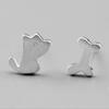 Aretes de Moda Estilo Coreano de Hueso de Perro Micro-Incrustados Cepillados Personalizados para Mujer