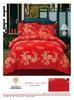 Punto Directo Jet Tela Elegante de Satín Tela para Sábana de Cama Satín Derretido Lisi Rojo Boda Tela de Algodón para Sábana de Cama