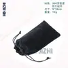 Bolsa para gafas negra cuerda de cordón de bisel suministro directo de fábrica bolsa para gafas de sol de tela compuesta accesorios coloridos para teléfono móvil bolsa de PU imprimible
