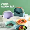 Prato de resíduos para mesa de jantar estilo japonês, prato para ossos, prato de osso doméstico, prato de plástico criativo, prato pequeno com base