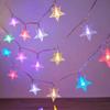 Luzes LED coloridas para acampamento ao ar livre, luzes decorativas para atmosfera de acampamento em barraca, cordão de luzes LED em forma de bola, cordão de luzes para barraca com toldo, atacado