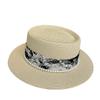 Nuevo Sombrero de Copa Cóncavo de Cinta de Punto con Graffiti de Tinta de Moda Nacional Sombrero de Sol de Ala Grande con Protección Solar de Verano para Niños