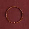 Pulsera de Hilo Rojo para Mujeres en el Año del Caballo, Cuentas de Buena Suerte, Protectora y Segura, Pulsera Tejida Ajustable para Parejas, Estilo Fresco y Sencillo