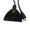 Conmutador HDMI al por mayor de fábrica Conmutador HDMI HD 3 en 1 con cable HDMI de cola de cerdo 4K