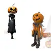 Figura decorativa popular de calabaza de resina para la escena de Halloween y manualidades