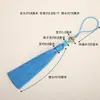 10 cm de Largo Borla Xiangyun Ruyi Oreja Colgante Ventilador Antiguo Oreja Hogar Hanfu Solapa de Presión Accesorios Colgantes Oreja