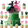Inserto para Pastel Temático de Bruja Malvada Inserto para Cupcake de Cumpleaños Decoración para Fiesta de Cumpleaños Inserto para Pastel