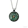 Comércio Exterior Acessórios Transfronteiriços Mandala Tempo Gema Chaveiro Pingente Chaveiro de Vidro Cristalino Ornamentos Europeus e Americanos