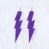 Comercio Exterior Popular Color Fluorescente Empalme Geométrico Pendientes Simples y de Moda Pendientes Personalizados de Rayo Grande Pendientes