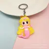 Pingente Chaveiro Princesa Sereia Desenho Animado Fofo Meninas Ornaments Exquisitos para Bolsa Presente Máquina de Garra Atacado