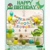 Escena de cumpleaños de un año fondo diseño atmósfera bebé niños niños y niñas ritual de cumpleaños decoración con globos