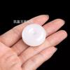 Venta al por mayor del fabricante Colgante Hebilla de Paz de Jade Afgano Grado A, Colgante de Accesorios de Jade Blanco, Modelo de Diez Yuan, Gran Suministro