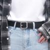 Cinto tecido feminino versátil decoração de estudante verão com jeans com moda moderna lona cinto masculino Masculino