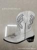 40-43 geração comércio exterior estação independente AliExpress desejo europeu e americano leopardo impressão bordado linha botas femininas de salto baixo tornozelo X182