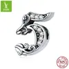 Cuentas de plata de ley s925 con números arábigos transfronterizos, estilo retro, accesorios de joyería DIY SCC1418