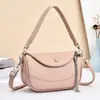 2026 Nova Bolsa Sela Estilo Maillard para Mulheres Couro Macio Franja Bolsa de Axila Versátil para o Dia a Dia Ombro Único Transversal Pequena Bolsa