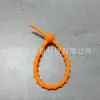 Venta Directa de Fábrica Atadura de Silicona Organizador de Cables de Oficina Atadura de Cable Enchufable Arnés de Cuerda Auto-Bloqueante