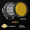 Faro Led para Motocicleta de 4.3 pulgadas de Alto Brillo, Foco Doble Color Amarillo y Blanco de Alta Potencia, Luz Antiniebla Delantera para Motocicleta