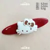 Moda Coreana Gatinho Oval Grampo de Cabelo Estilo Ins Presilha Bico de Pato Versátil de Alta Qualidade Desenho Animado Franja Clipe Lateral