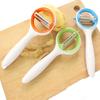 Pelador de frutas giratorio gadget de cocina raspador pelador multifuncional dos en uno cepillo de afeitar