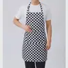 Delantal Ropa de Trabajo Catering Uniforme de Chef Colgante del Cuello Resistente a Manchas Suciedad Delantal Resistente Restaurante Occidental Cafetería Tienda de Postres Pizza