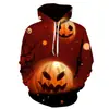 20,23 milhões Festival Sagrado Cabeça de Abóbora de Terror Moletom 3D Moda Esportivo de Rua Masculino e Feminino Blusão Roupas Masculinas