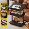 Bestseller transfronterizo: Mesa auxiliar de sofá ajustable y plegable para sala de estar y dormitorio, almacenamiento de bocadillos, carrito móvil de almacenamiento y estante