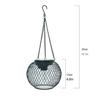 Luces Solares, Linternas de Hierro Transfronterizas, Luces Tejidas de Malla Impermeables para Jardín, Luces Decorativas para Patio, Luces Solares Colgantes para Jardín