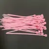 Laço de bola manual auto-travante de nylon colorido feito à mão DIY plástico saco de amarração tira de fecho ferramenta outro nenhum