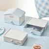Bonita Caja de Almacenamiento de Escritorio con Forma de Casita, Cajón Apilable de Múltiples Niveles para Escritorio, Oficina, Papelería y Estante de Almacenamiento