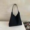Bolsa de palha grande e resistente para mulheres, nova coleção de outono 2026, casual e estilosa, adequada para o dia a dia e pode ser usada como bolsa para pais e filhos, uma bolsa de ombro chique