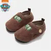 Pantuflas de algodón Paw Patrol, adecuadas para primavera y otoño, para niños y niñas, uso interior y exterior, zapatos de algodón para niños pequeños, pantuflas para el hogar