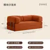 Sofá comprimido de tela retro para salas pequeñas, estilo antiguo, plegable, doble propósito para dos o tres personas, cama sofá modular perezoso